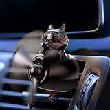 Bulldog Pilot Car Air Freshener, Car Ornament, Car Perfume