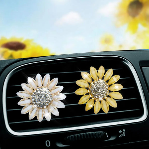 Diamond Sunflower Car Air Freshener