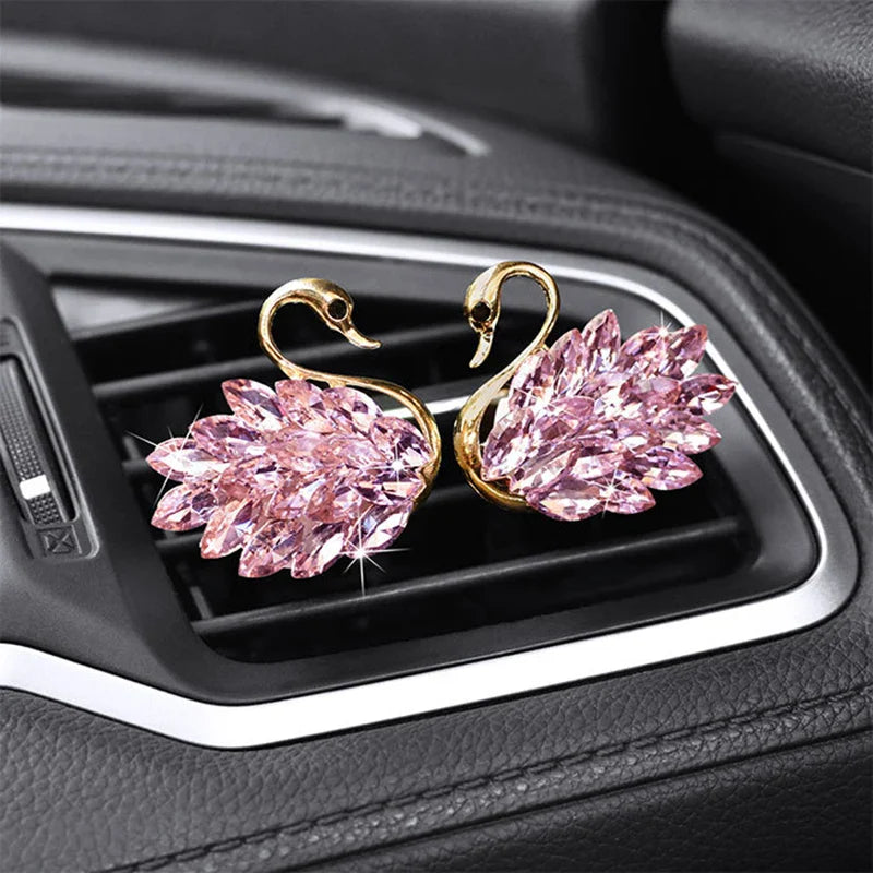 Diamond Swan Car Air Freshener