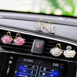 Diamond Swan Car Air Freshener