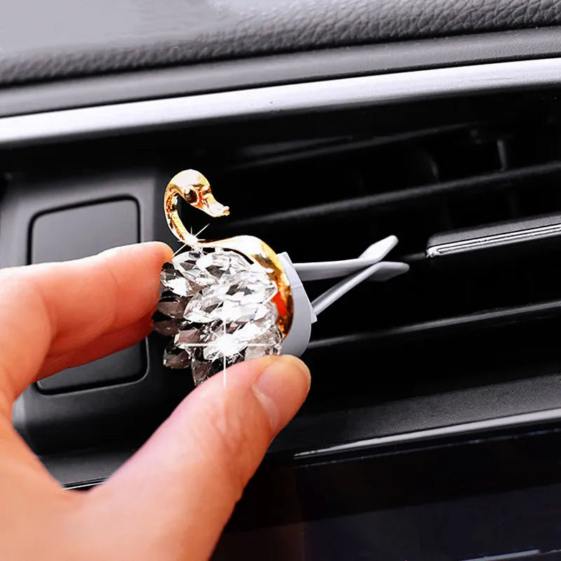 Diamond Swan Car Air Freshener